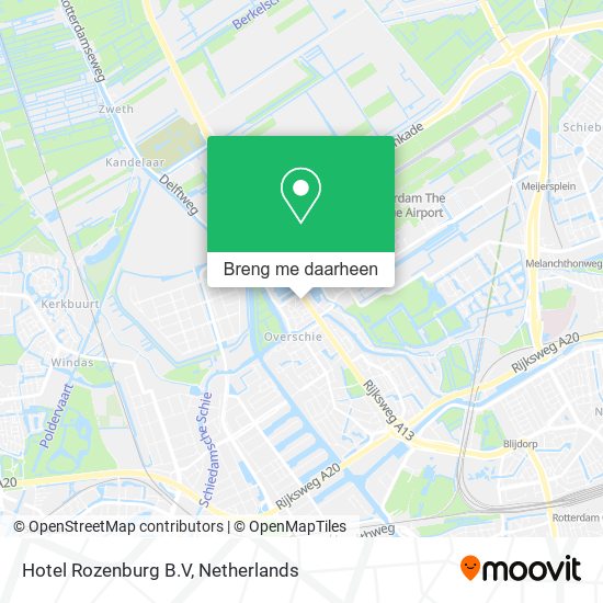 Hotel Rozenburg B.V kaart