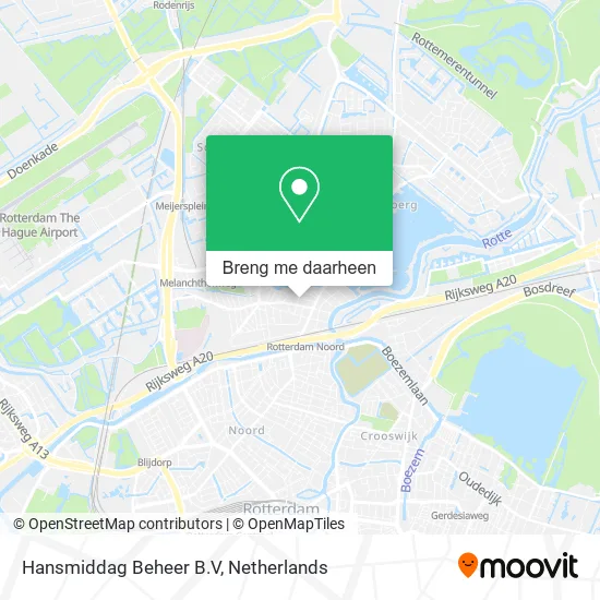 Hansmiddag Beheer B.V kaart