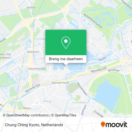 Chung Ching Kyoto kaart