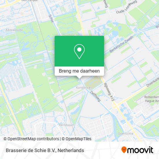 Brasserie de Schie B.V. kaart