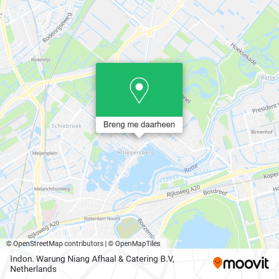 Indon. Warung Niang Afhaal & Catering B.V kaart