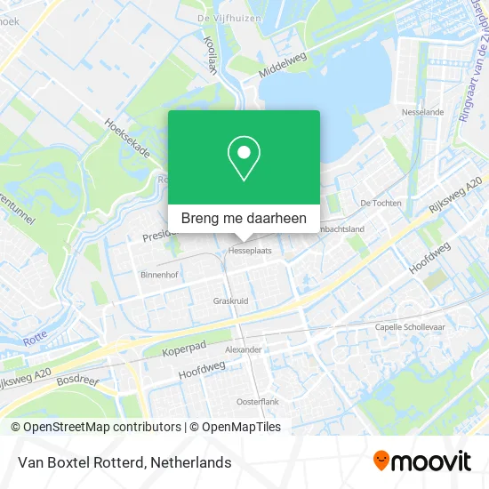 Van Boxtel Rotterd kaart
