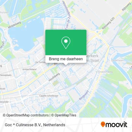 Goc * Culinesse B.V. kaart