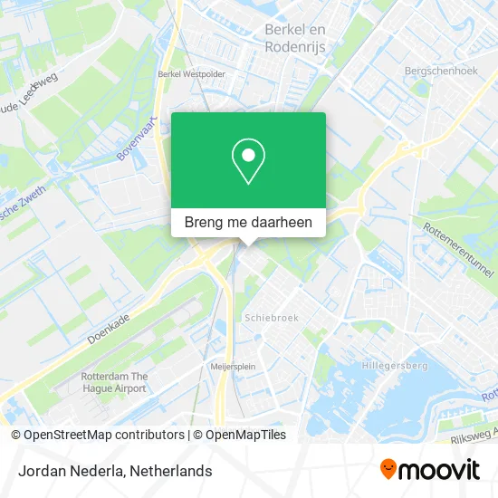 Jordan Nederla kaart