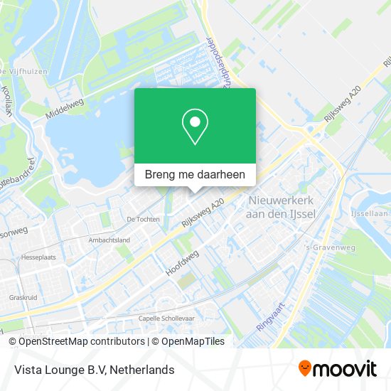 Vista Lounge B.V kaart