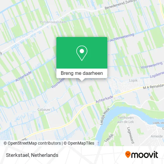 Sterkstael kaart