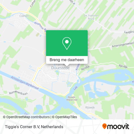 Tiggie's Corner B.V kaart