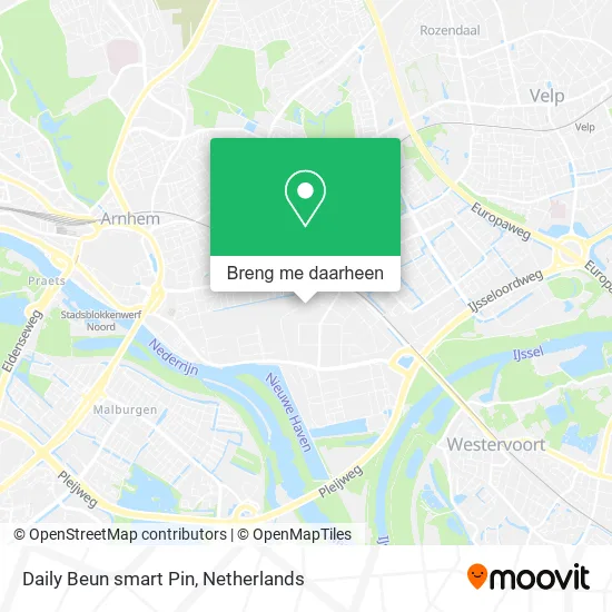 Daily Beun smart Pin kaart