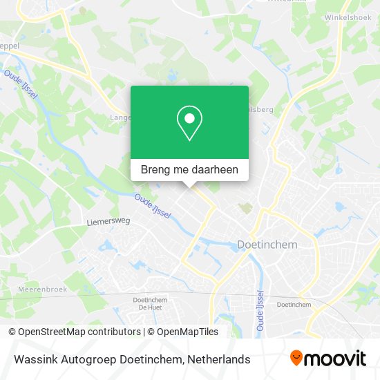 Wassink Autogroep Doetinchem kaart