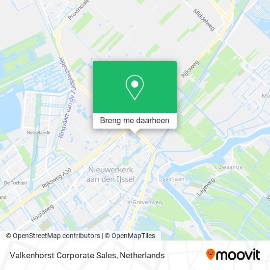 Valkenhorst Corporate Sales kaart