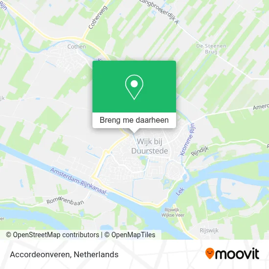 Accordeonveren kaart