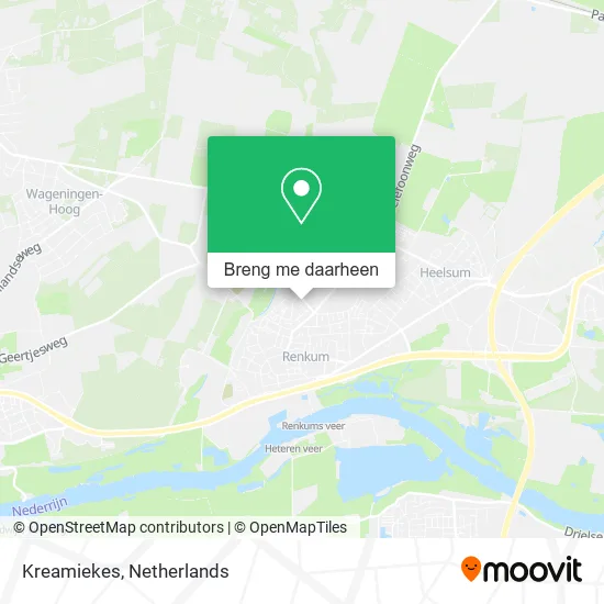 Kreamiekes kaart
