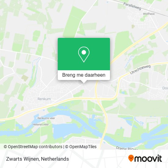 Zwarts Wijnen kaart