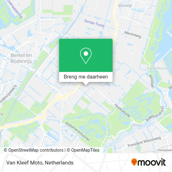 Van Kleef Moto kaart