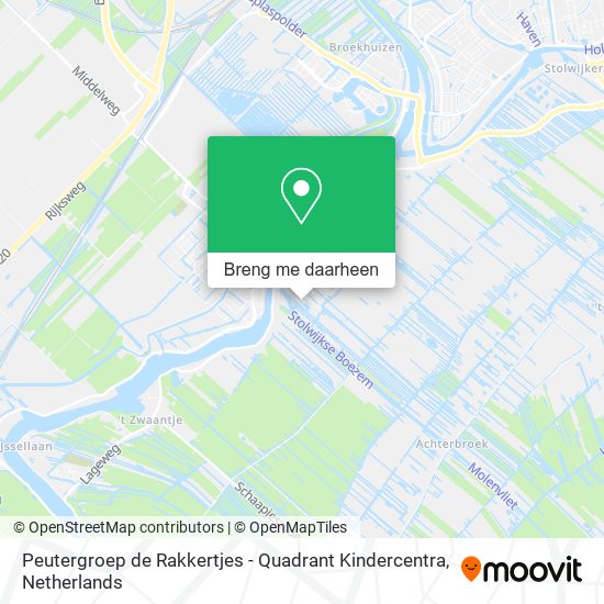 Peutergroep de Rakkertjes - Quadrant Kindercentra kaart