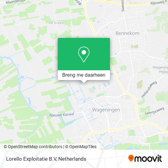 Lorello Exploitatie B.V kaart