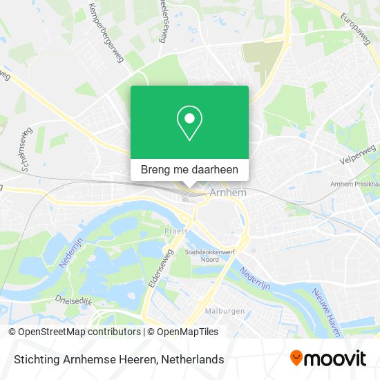 Stichting Arnhemse Heeren kaart