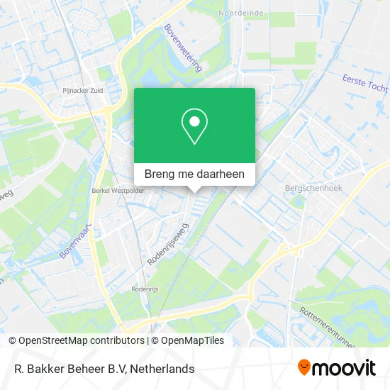 R. Bakker Beheer B.V kaart