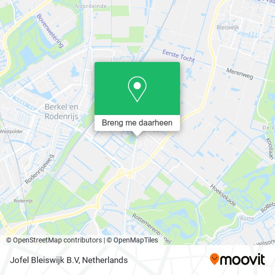 Jofel Bleiswijk B.V kaart