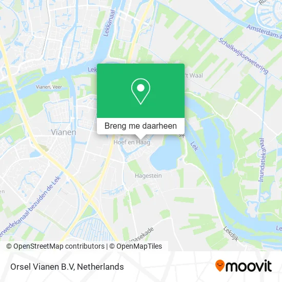 Orsel Vianen B.V kaart