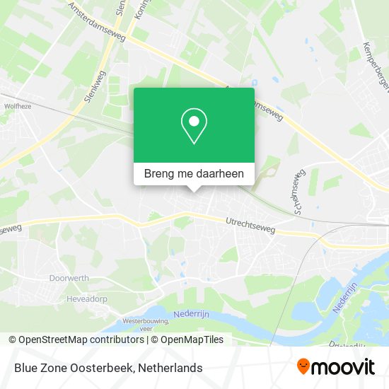 Blue Zone Oosterbeek kaart
