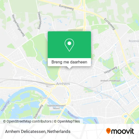 Arnhem Delicatessen kaart