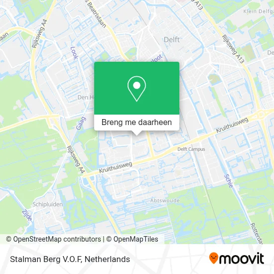 Stalman Berg V.O.F kaart