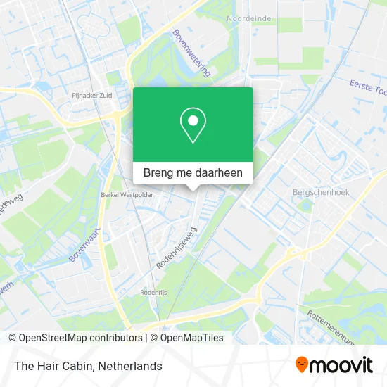 The Hair Cabin kaart