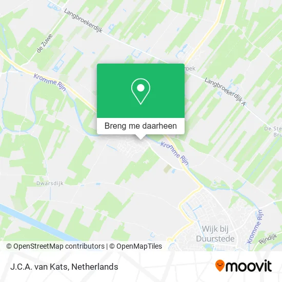 J.C.A. van Kats kaart