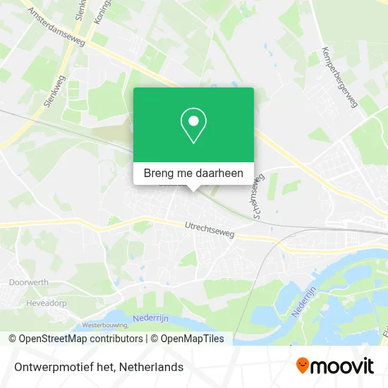 Ontwerpmotief het kaart