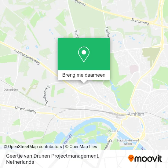 Geertje van Drunen Projectmanagement kaart