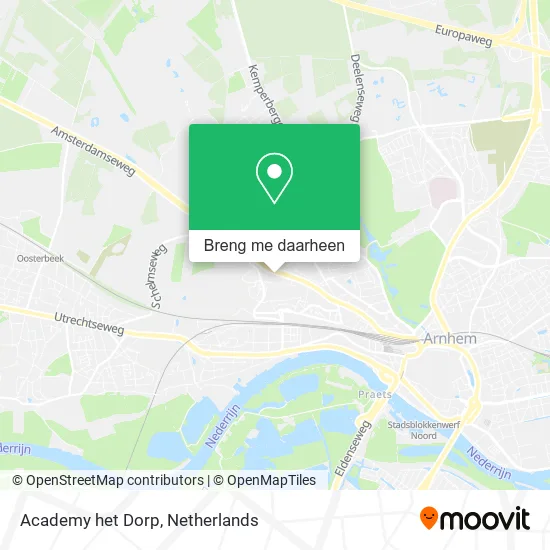 Academy het Dorp kaart