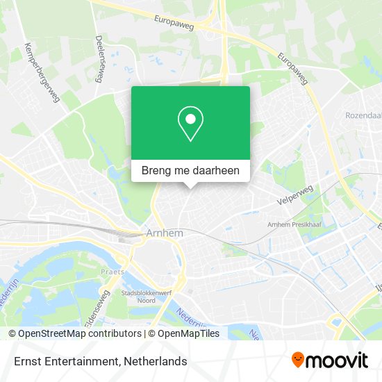 Ernst Entertainment kaart