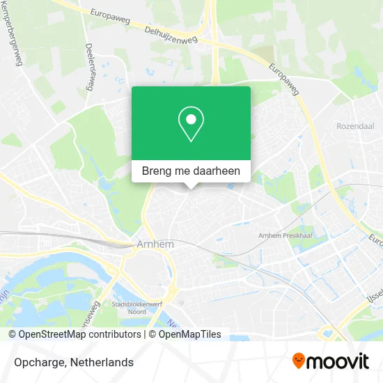 Opcharge kaart