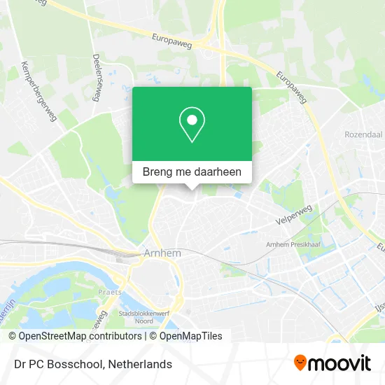 Dr PC Bosschool kaart