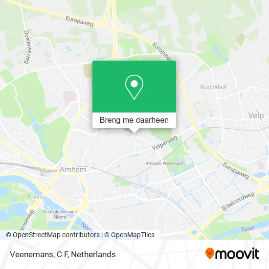 Veenemans, C F kaart