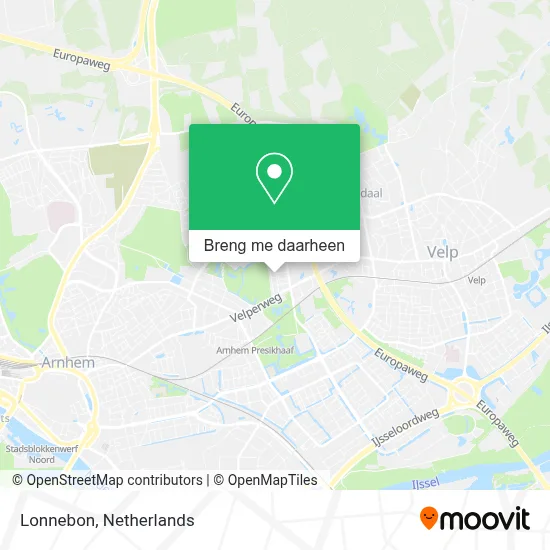 Lonnebon kaart