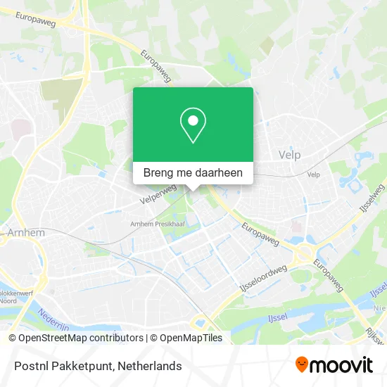 Postnl Pakketpunt kaart