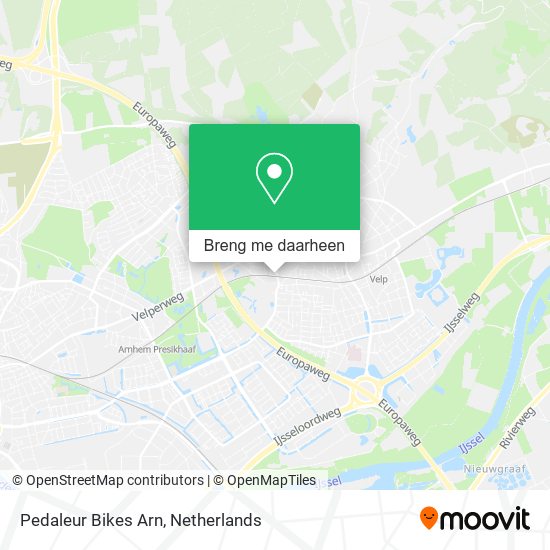 Pedaleur Bikes Arn kaart