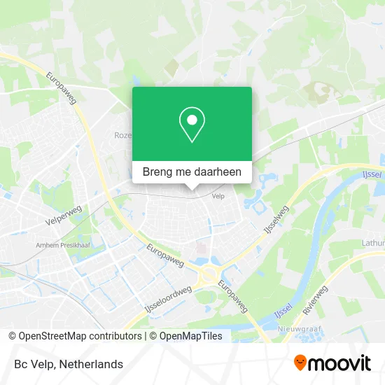 Bc Velp kaart