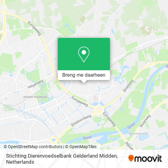 Stichting Dierenvoedselbank Gelderland Midden kaart