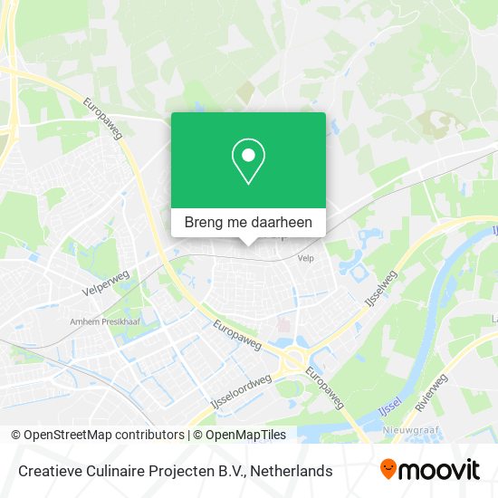 Creatieve Culinaire Projecten B.V. kaart
