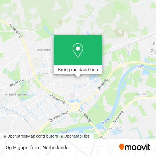 Og Highperform kaart