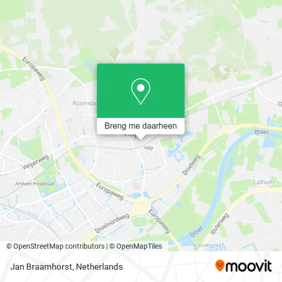 Jan Braamhorst kaart