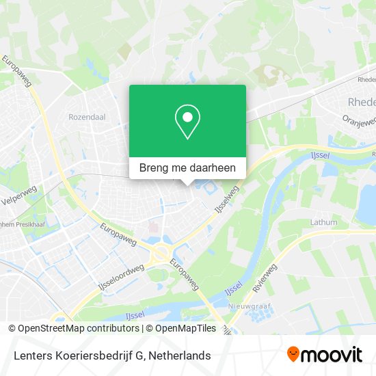 Lenters Koeriersbedrijf G kaart