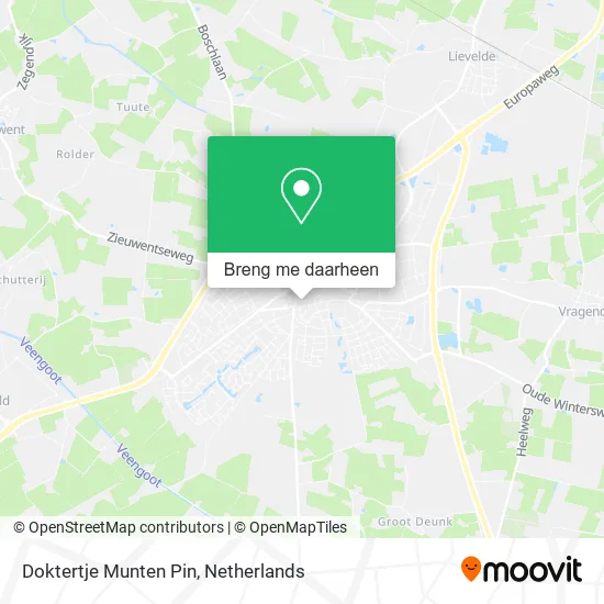 Doktertje Munten Pin kaart