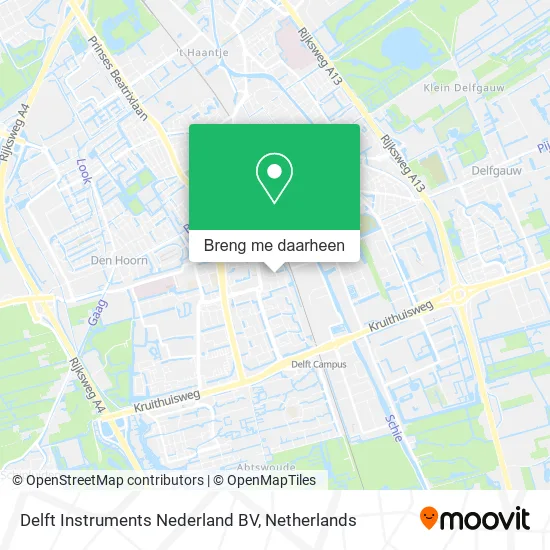 Delft Instruments Nederland BV kaart