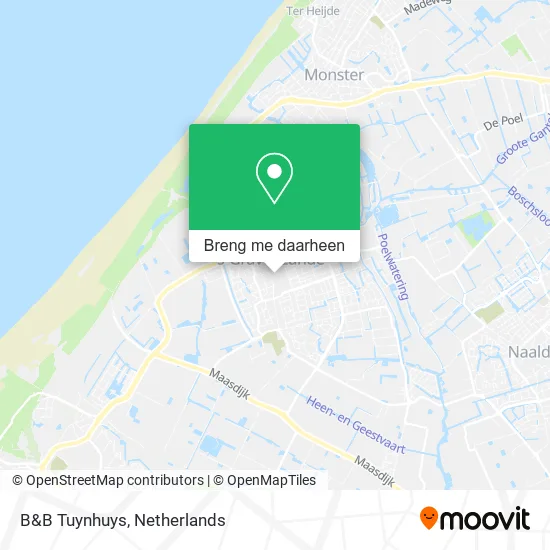 B&B Tuynhuys kaart