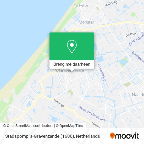 Stadspomp 's-Gravenzande (1600) kaart