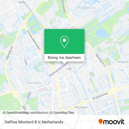 Delftse Mosterd B.V kaart